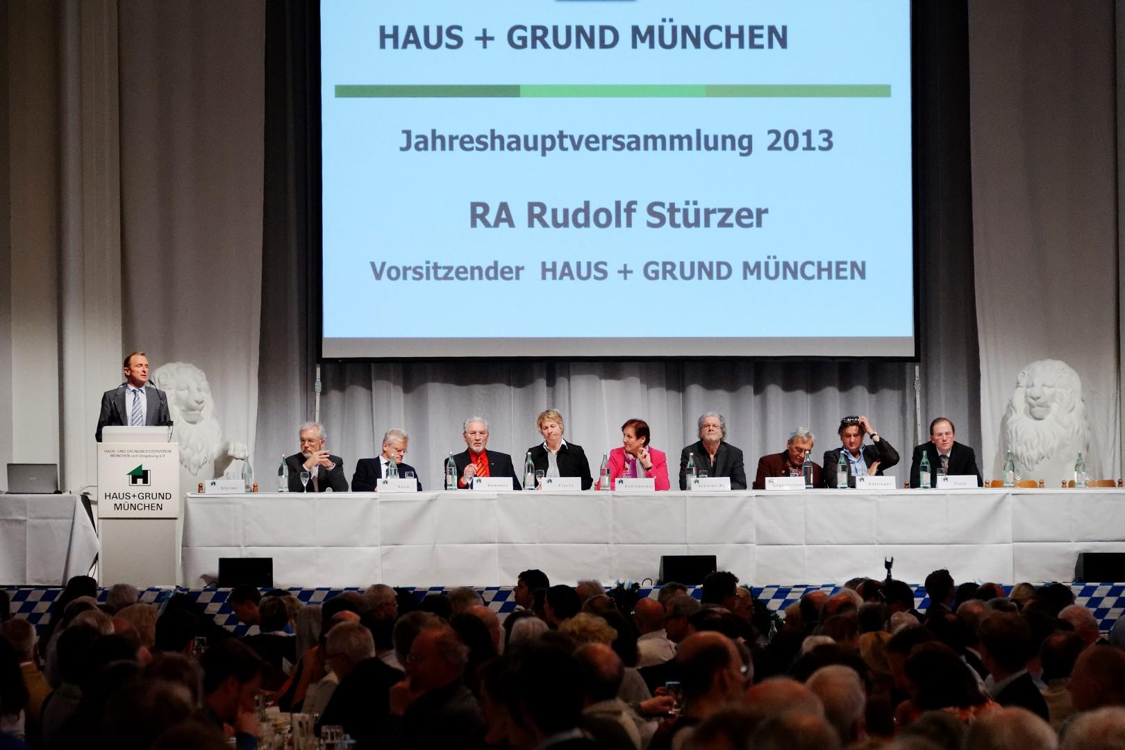 Jahreshauptversammlung 2013