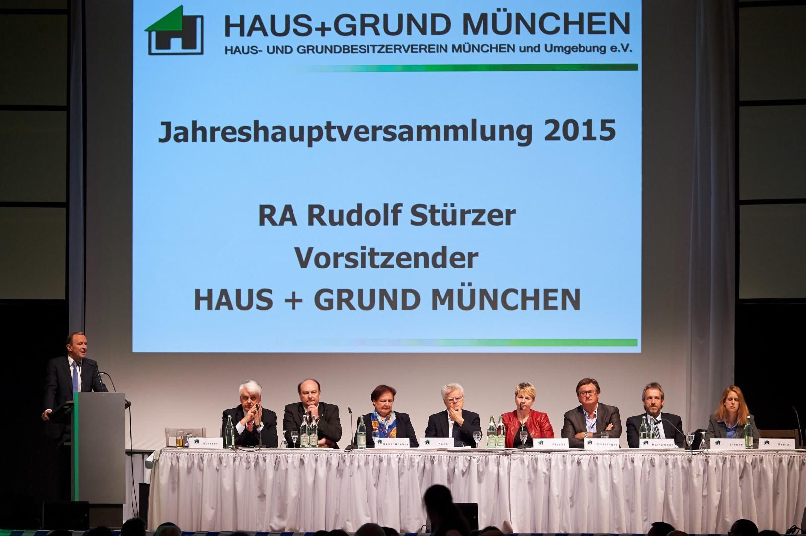 Jahreshauptversammlung 2015