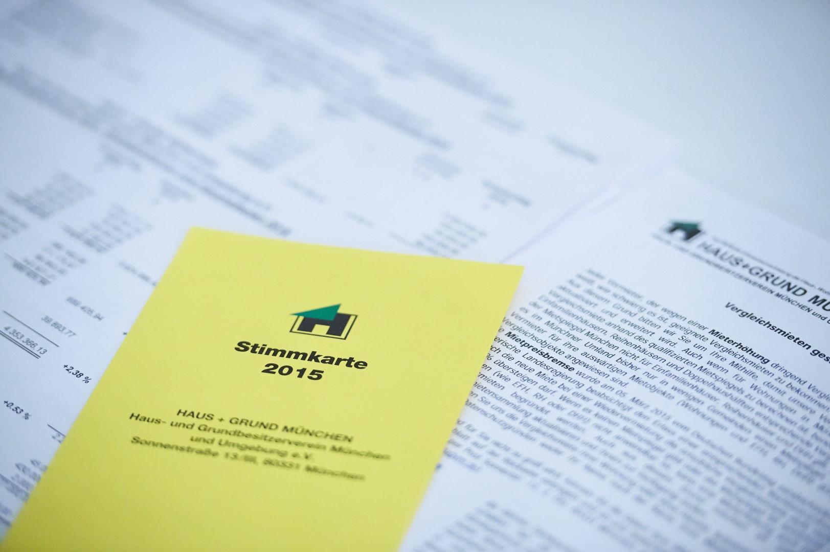 Jahreshauptversammlung 2015