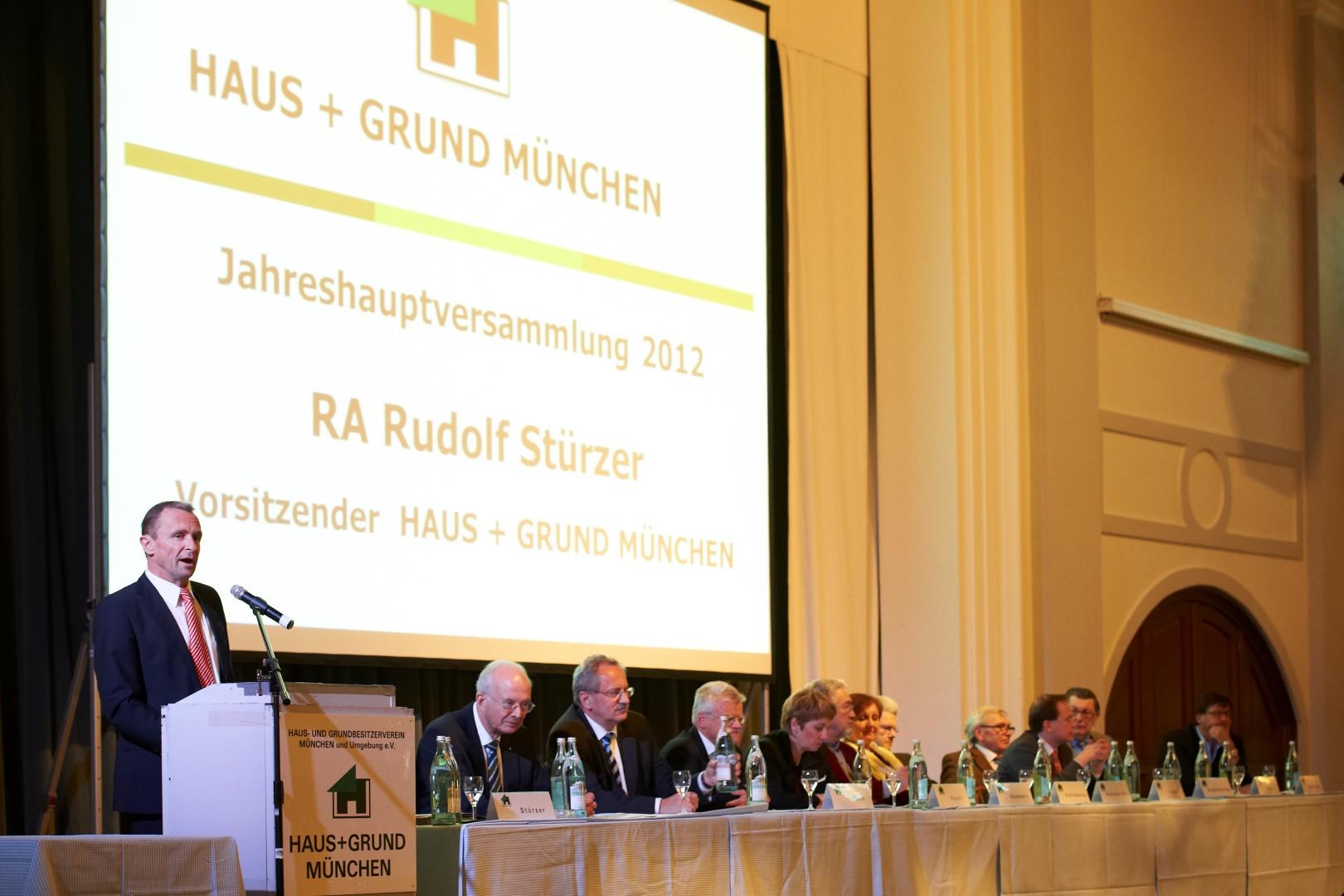 Jahreshauptversammlung 2012